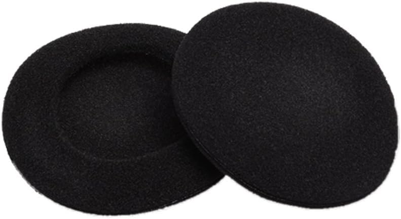 RMISODO 2 Inch Foam Pad EarPad Ear Cover Compatible with Sony Sennheiser Philips Headphone, 5 Pairs, Black