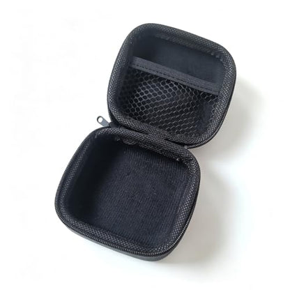 Accessories Bag Carrying Box Earphone Case (Black with Mesh) | Protective Storage - color: Black with Mesh
