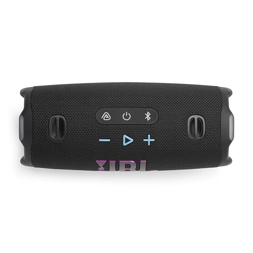 JBL Charge 6 - Portable Waterproof & Drop-Proof Bluetooth Speaker, Bold JBL Pro Sound & AI Sound Boost, 28Hrs Playtime Blk (Renewed) - color: Black/Teal
