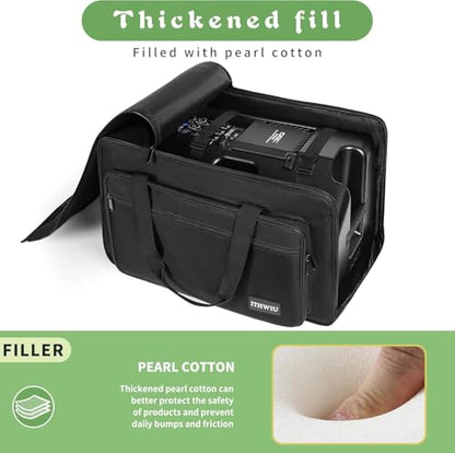 Speaker Carrying Bag with Thickened Sponge for Compact 15" Speaker Cabinets; Heavy-Duty Fits QSC K15, Yamaha DXR15 and more (IT-TOTE15), Black - size: For 15" Speakers