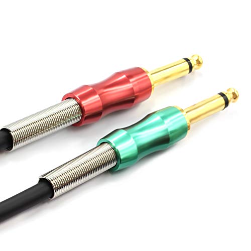 SiYear- 6.6FT XLR Female 3Pin to 6.35mm 1/4 inch Mono Male Audio Y Splitter Cable, Dual 6.35mm 1/4" Male to XLR Female Stereo Microphone Audio Converter Adapter Cable(2m) - color: 6.6Feet, size: 6.6Feet