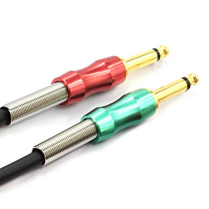 SiYear- 6.6FT XLR Female 3Pin to 6.35mm 1/4 inch Mono Male Audio Y Splitter Cable, Dual 6.35mm 1/4" Male to XLR Female Stereo Microphone Audio Converter Adapter Cable(2m) - color: 6.6Feet, size: 6.6Feet