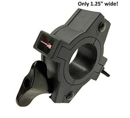 Four Pack (4) Slim 1.25" Width O Clamp DJ Stage Fits 1.5"/2" Lighting Heavy Duty Mounting for Stand/Truss