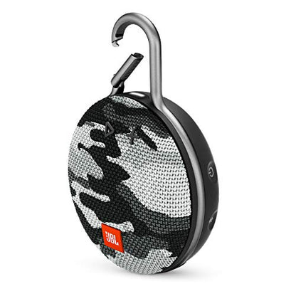 JBL Clip 3, Black Camo - Waterproof, Durable & Portable Bluetooth Speaker - Up to 10 Hours of Play - Includes Noise-Cancelling Speakerphone & Wireless Streaming - color: Black Camo