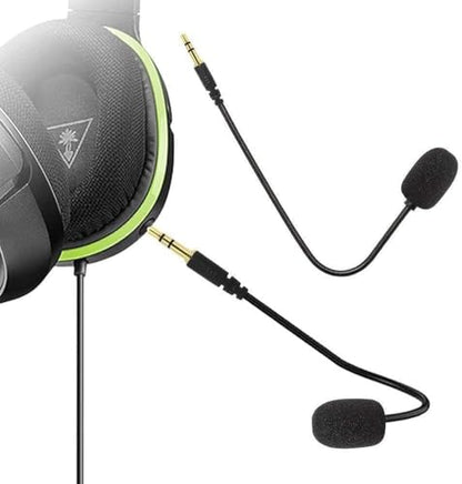 GANPUB 2Pcs Headset Microphone 3.5mm Plug, Black Headset Microphone Adjustable 360 Degrees Bendable Jack Headphone Controller Z5a5 Combined, 3.5mm Game Gaming Mic to Mic Headsets Accessories