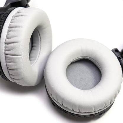 Soft Protein Leather Ear Pads for Pioneer HDJ CUE1 Cue One, HDJ500 DJ Headphone (Grey) - color: Grey
