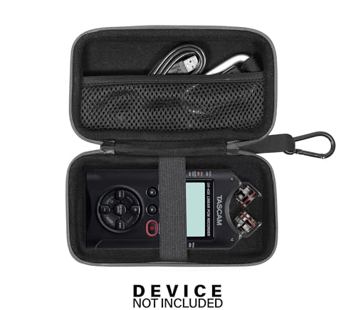 Case for Tascam DR-40X Four Track Handheld Recorder and USB Interface