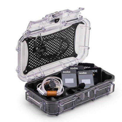 Evergreen | in Ear Monitor Protective Cases for IEM - Compatible with KZ ZS10 Pro, ZST, ZEX, AS10, AS16, ZSN Pro X, YINYOO, TANGZU, Moondrop, Shure SE215, Airpods (56 Clear) - color: 56 Clear