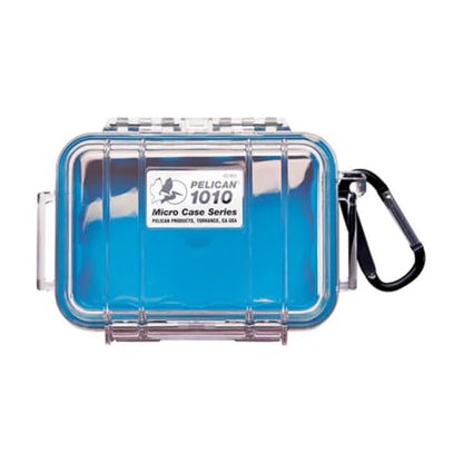 Pelican 1010 Micro Case (Blue/Clear) - color: Blue/Clear, size: One Size