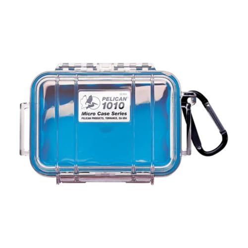 Pelican 1010 Micro Case (Blue/Clear) - color: Blue/Clear, size: One Size