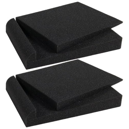 Studio Monitor Isolation Pads, 2Pcs 4 Inch Speaker Acoustic Foam High-Density Adjustable Angled Sound Isolation Pads.