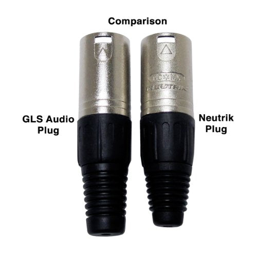 25 Ft Patch Cable Cords - XLR Male to 1/4 inch TRS Black Cables - 25' Balanced Snake Cord (Note: This is NOT A MIC Cable)