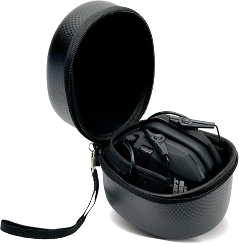 Walker's Razor Slim Electronic Earmuffs | Protective Case - color: American Flag, Red White and Blue