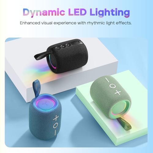 Tribit StormBox Mini+ Portable Bluetooth Speaker, 12W, 360° Sound, Blue - color: Blue