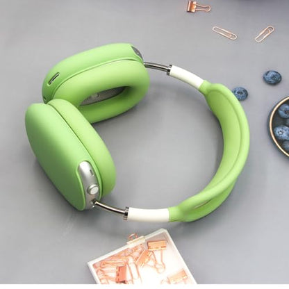 3 in 1 Silicone Case Cover Compatible with Apple Airpods Max Headphones(2026/2024/2020), Anti-Scratch Ear Pad Case Cover Ear Cups Cover and Headband Cover Compatible with Apple Airpod Max 2/1 (Green) - color: Green