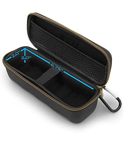 CASEMATIX Microphone Case Compatible with Wired Microphone Models up to 6.75” Maximum, Ultra Compact Mic Case Fits Singing, Vocal Dynamic Handheld Wired Microphones
