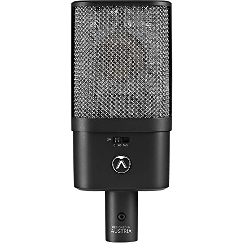 Austrian Audio OC16 Large-Diaphragm Cardioid Condenser Microphone Bundle Hi-X15 Professional Closed-Back Over-Ear Headphones