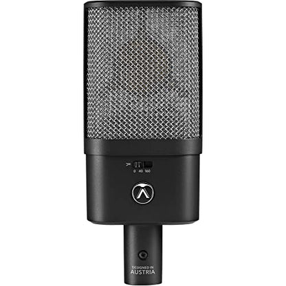 Austrian Audio OC16 Large-Diaphragm Cardioid Condenser Microphone Bundle Hi-X15 Professional Closed-Back Over-Ear Headphones