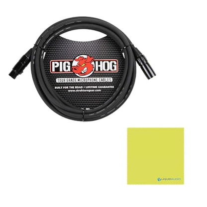 MXL V67i FET Condenser Microphone Bundle with Pig Hog Microphone Cable | Dual-Voiced Capsule Design, Studio-Ready Performance, Added Control Options, Mic Cable, Mic Clip & Polishing Cloth Included