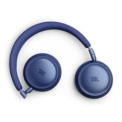 JBL Live 680NC - Noise Cancelling Headphones - Blue | JBL Signature Sound with Hi-Res Audio wired and wireless, True Adaptive Noise Cancelling 20, real time calibration - color: Blue