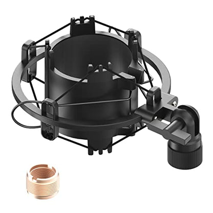 Microphone Shock Mount - Noise Isolation, Anti Vibration for 48-51mm Condenser Mic
