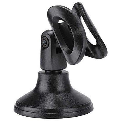 Desktop Mic Stand, Adjustable Microphone Stand Desk, ABS Table Top Microphone Stand with 3x1.6in Base, Compact Mic Holder Desktop for Network Broadcast, Sing Online, Home
