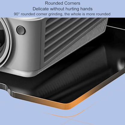 Wall Mount Shelf for Router – Space-Saving Bracket for Small Devices, Cable Box, WiFi Unit | Wall Shelf for Camera, Projector, Streaming Devices, Home Theater Accessories, Bedroom Storage - size: Large