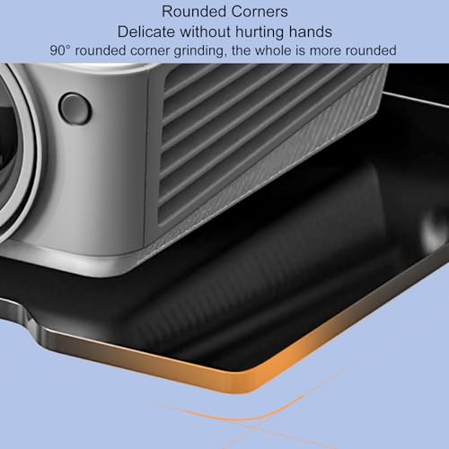 Router Wall Shelf Holder – Wall Mount Bracket, Display Shelf for | Electronics | Floating Shelf for TV Set-Top Box, Wireless Speaker, Audio Router, Projector in Home Office Living Room Setup - size: small