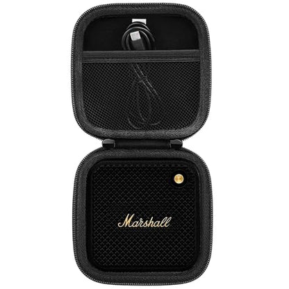 Aenllosi Hard Case for Marshall Willen II/Marshall Willen Speaker, Black | Hard shell construction, Water-resistant design, Impact-resistant design, Protective case only - color: Black, style: for Willen/Willen II