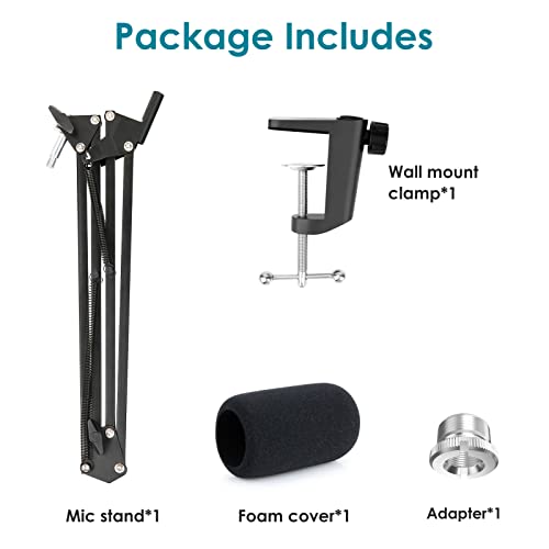 Mic Arm for HyperX DuoCast Microphone - Professional DuoCast Mic Boom Arm, Adjustable Scissor Mic Stand Compatible with HyperX DuoCast Microphone by YOUSHARES