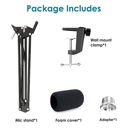 Mic Arm for HyperX DuoCast Microphone - Professional DuoCast Mic Boom Arm, Adjustable Scissor Mic Stand Compatible with HyperX DuoCast Microphone by YOUSHARES