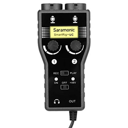 Saramonic SmartRig+ UC Two-Channel Audio Interface for USB Type-C Android Devices and PC's