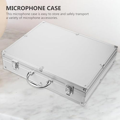 Mic Case Microphone Case for Mic White Sponge - color: White
