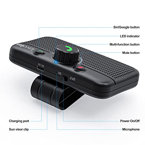 Bluetooth 6.0 Car Speaker, Handsfree Wireless Speaker Kit