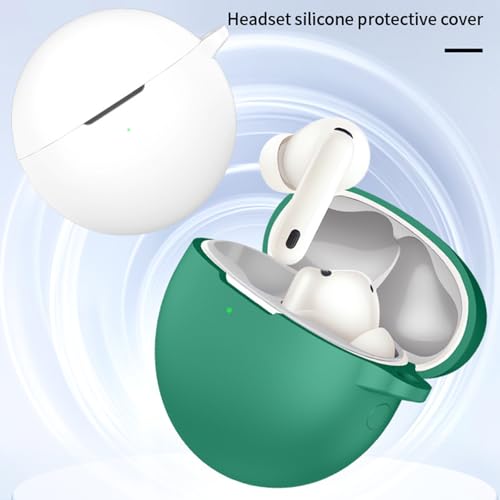 Durability Silicone Protective Cover for Wireless Earbuds Pouches AntiScratch Lightweight Case Easy - color: Navy Blue