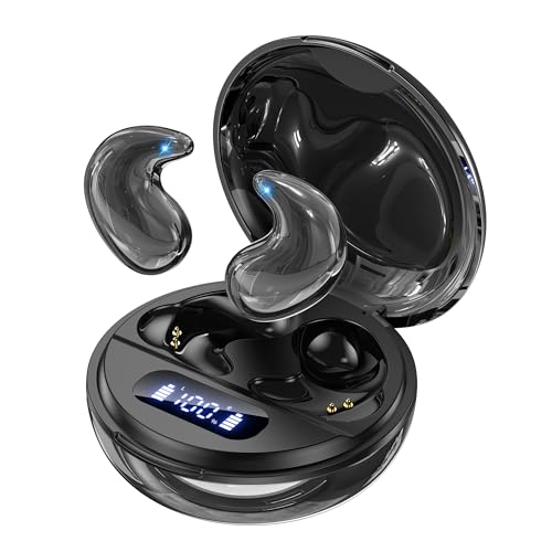 Sleep Earbuds Zero Pressure No Lights or Alerts, Tiny Hidden Earbuds for All Night Sleep