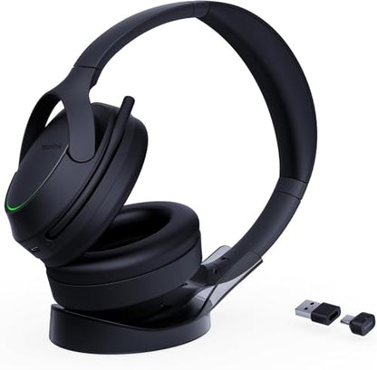 YealinkBH78 Wireless Bluetooth Headset with Charging Stand USB-C/A Active Noise Cancelling Over Ear Headphones (1208731)