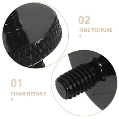 PRETYZOOM 8pcs Metal Mic Thread Adapter Set 1/4 to M4 Male Screw Converter for Microphone Holders and Tripod Stand with Universal Compatibility and Enhanced Safety for Studio Setups