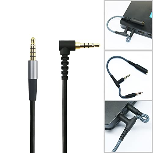 NewFantasia Replacement Audio Cable 3.5mm 5 Pole Male Cord Compatible with SteelSeries Arctis Nova 1, 1X, Pro, 7, 7X, 1P Gaming Headset