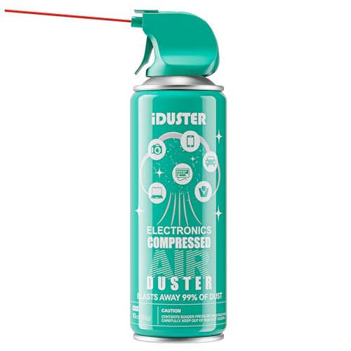 Compressed Air Duster Can for Electronics - 10oz Keyboard Cleaner Air Spray for Computer Cleaning, 1PCS