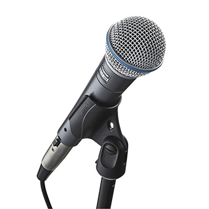 Shure BETA 58A Supercardioid Dynamic Vocal Microphone | Single Element Supercardioid Dynamic Mic for Stage and Studio, 5/8 to 3/8 (Euro) Thread Adapter and Storage Bag