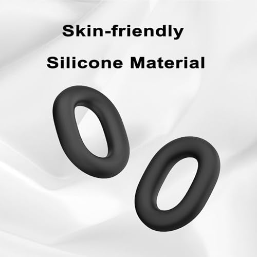 Silicone Cover for Sony WH 1000XM6 Headphone Case Protector, WH 1000XM6 Accessories (Black) - color: Black