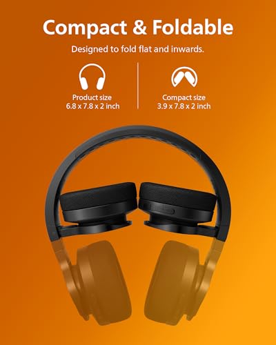 Philips A4216 Wireless Sports Headphones, up to 35 Hours Play time, Washable Cooling Ear-Cup Cushions, IP55 Water/dust Protection, Bluetooth + 3.5 mm Audio Port, Built-in Microphone TAA4216BK,Black - style: A4216 Over-ear Headphone