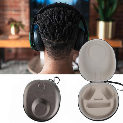 Water Hard Shell Travel Carrying Bag for Headset Case Convenient Storage Bag for Outdoor Activities PUEVApolyester 22 * 21 * 10cm