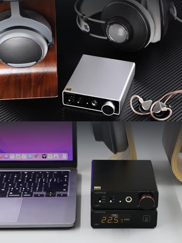 TOPPING L30 II NFCA Headphone Amplifier, 0.3uV Ultra-Low Noise, 144dB Dynamic Range, 0.00006% THD+N, Three Gain Settings, Compatible with High/Low Impedance Headphones (L30 II - Black) - color: L30 II - Black