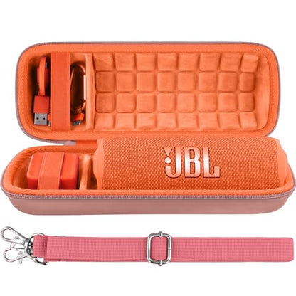 Hard Case for JBL Flip 7 Portable Wireless Bluetooth Speaker - color: Golden Oranger Case