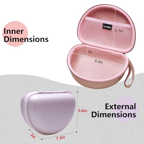Case for Beats Studio Pro/Solo 4/Studio3/Solo3 Wireless Headphone PU Blue | Hard Carrying Travel Case for Beats Studio Pro/Solo 4/Studio3/Solo3 Wireless Headphone - color: PU Blue