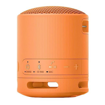 Sony SRS-XB100 Wireless Bluetooth Portable Travel Speaker Bundle (Orange) | Travel case, Strap, (2 items) - color: Orange