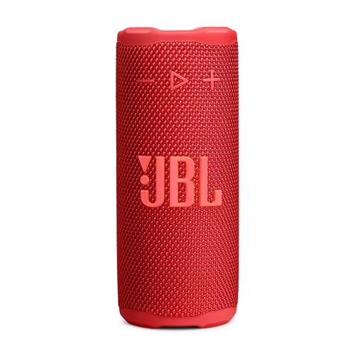 JBL Grip Portable Bluetooth Speaker, Waterproof, Ambient Light - Red | Up to 14 Hr Playtime, AI Sound Boost, IP68 Waterproof And Dustproof, Drop-Proof, App Control, Ideal For Outdoor And Travel - color: Red