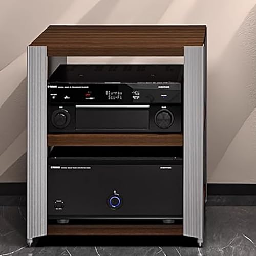 Audio Rack Cabinet/Av Media Audio Component Stand, Low Profile Audio Video Shelving for Cd Players, Av Component Stand Audio-Video Tower(Small) - size: Small